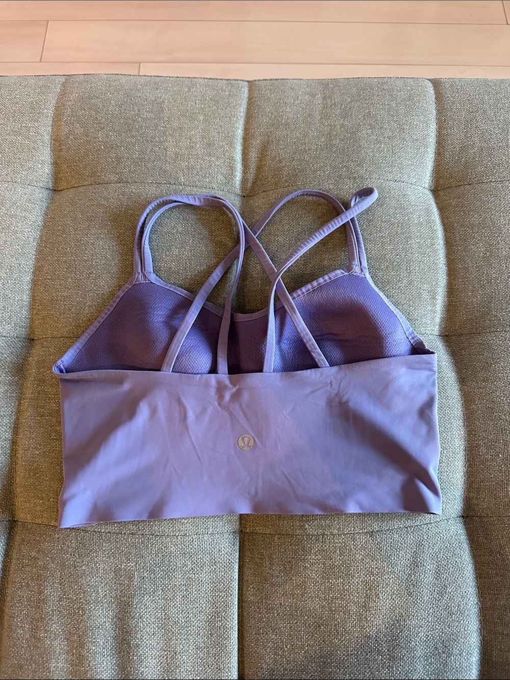 lululemon athletica Lavender Purple Longline Strappy Sports Bra - Picture 2 of 3